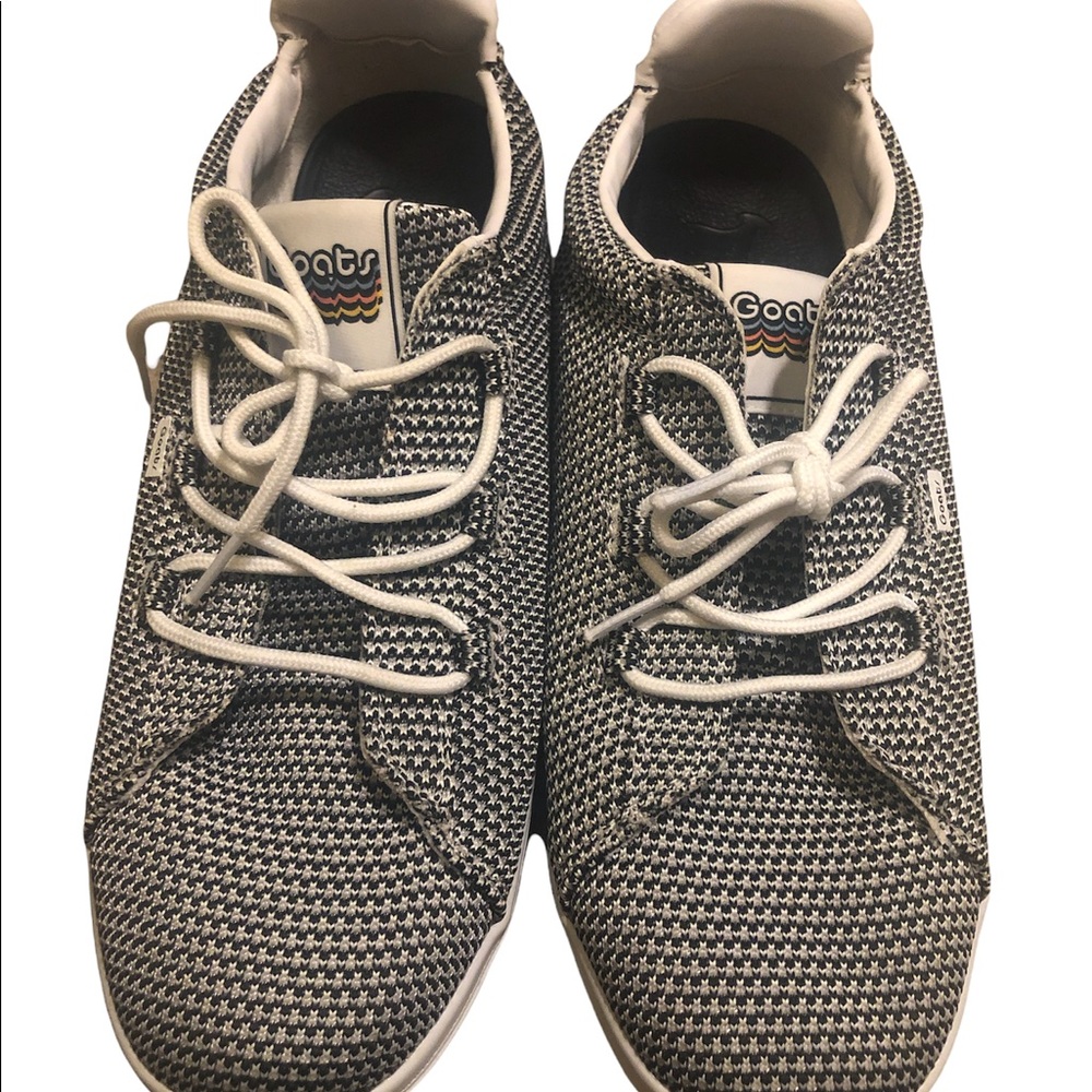 GOATS Black and White Sneakers